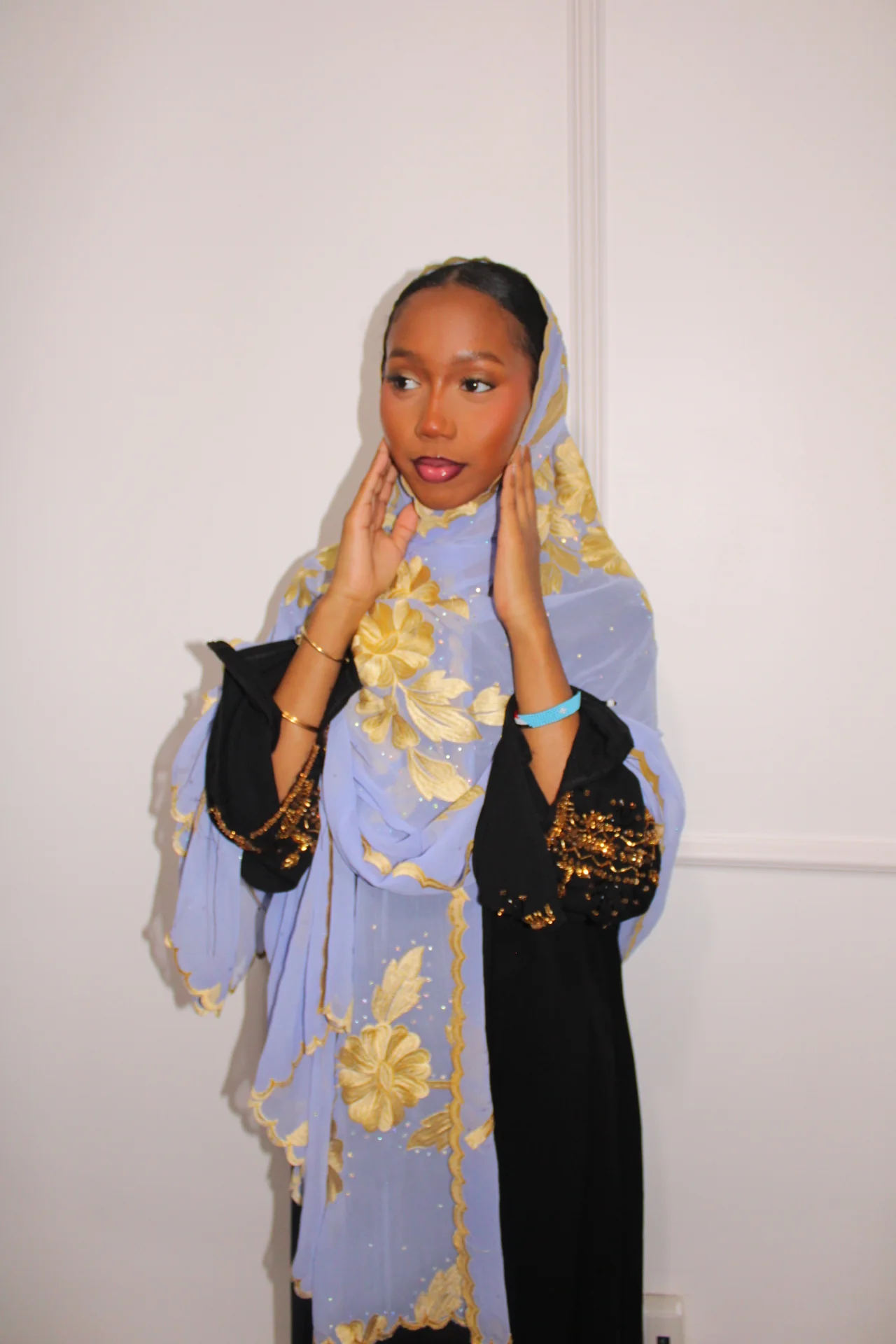 Qurux Royale Embroidered Hijabs - Image 3