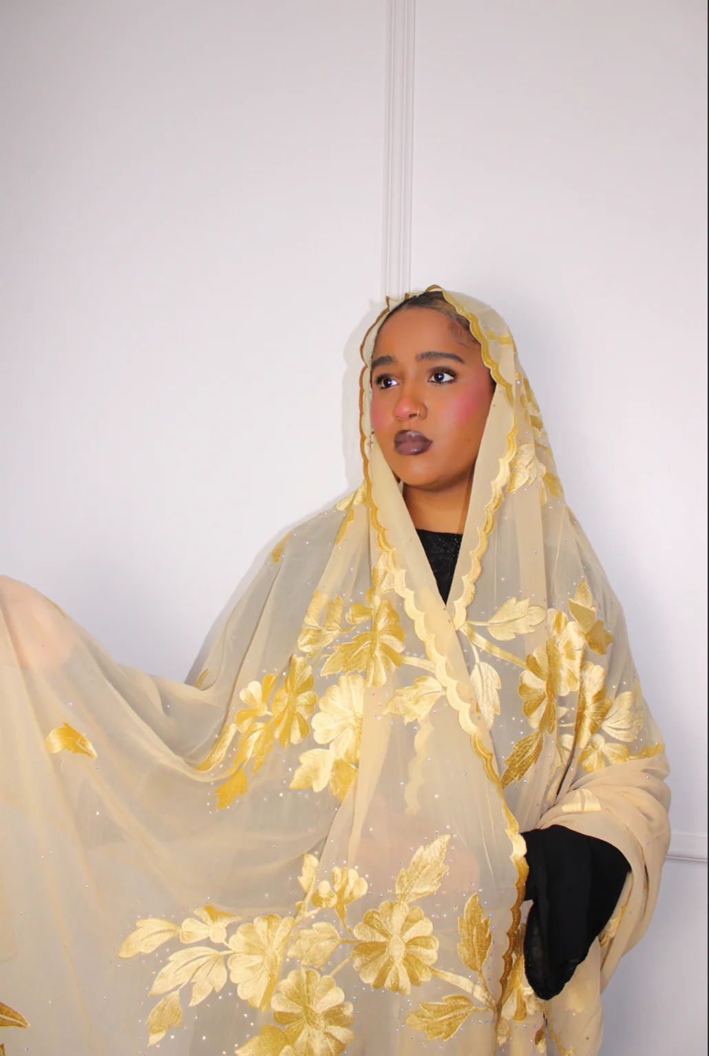 Qurux Royale Embroidered Hijabs - Image 9